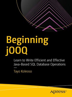 cover image of Beginning jOOQ